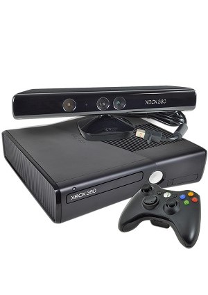 Console Xbox 360 Slim 4 GB Avec Kinect - Noire